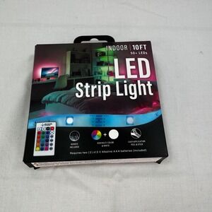 Electronic Necessities 10ft LED Strip Light RGB Multi-Color Remote XLS7-1010-RGB